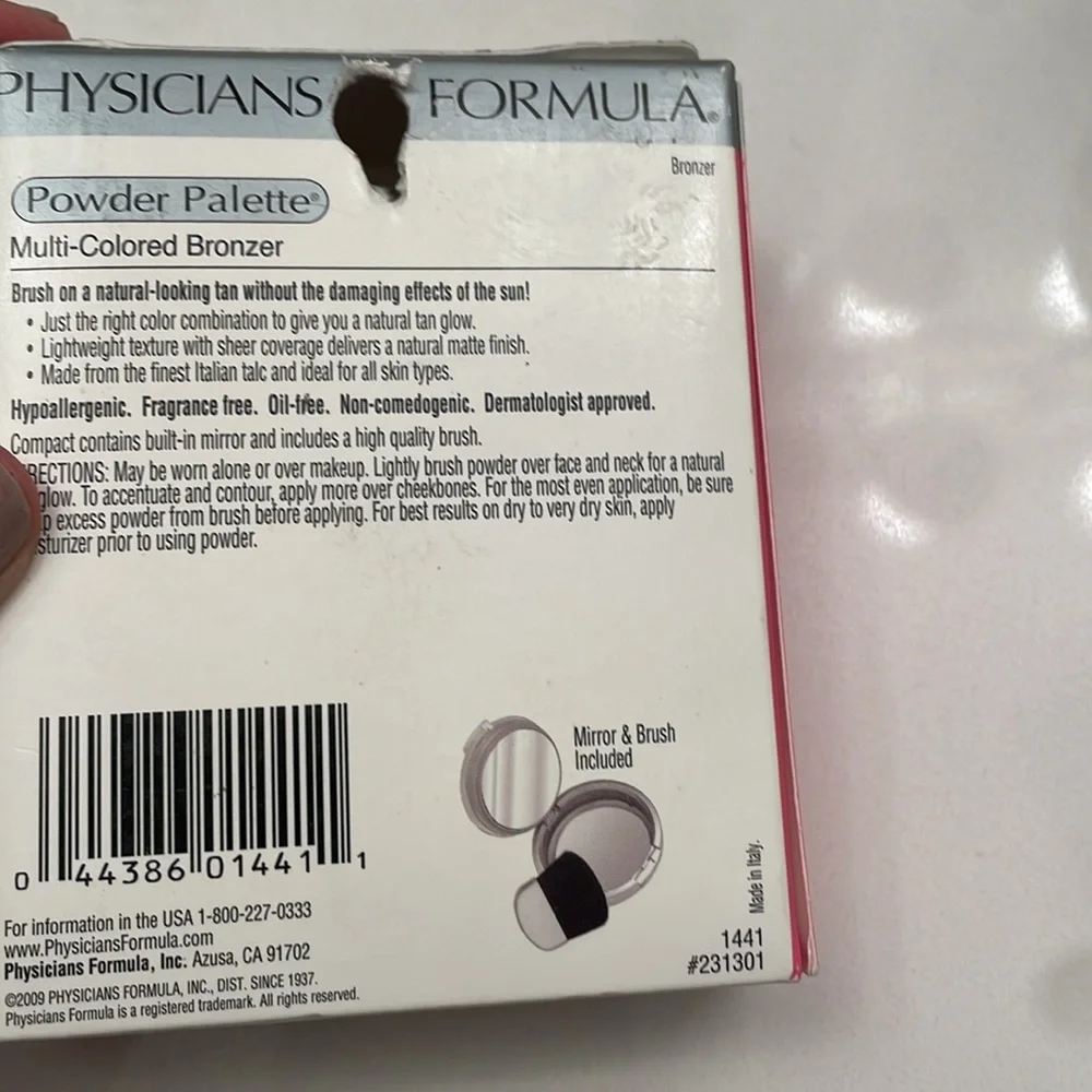 PHYSICIANS FORMULA MEDIUM MULTI COLORED BRONZER 1411 CONTOUR - Picture 3 of 3